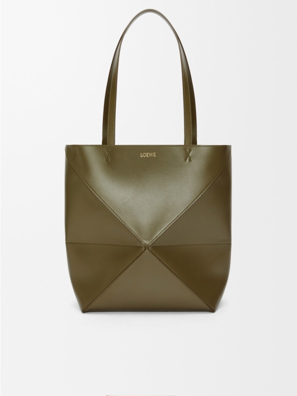 Loewe Dark Khaki Medium Tote
